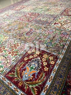 hand made | full silk | persian qum carpet | luxury 0