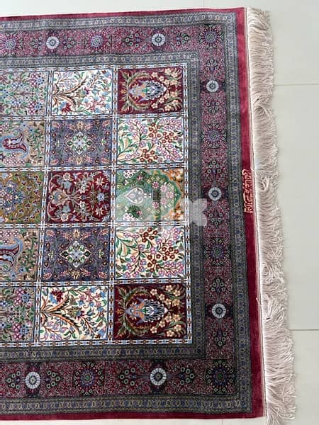 hand made | full silk | persian qum carpet | luxury 2