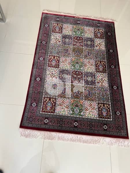 hand made | full silk | persian qum carpet | luxury 3