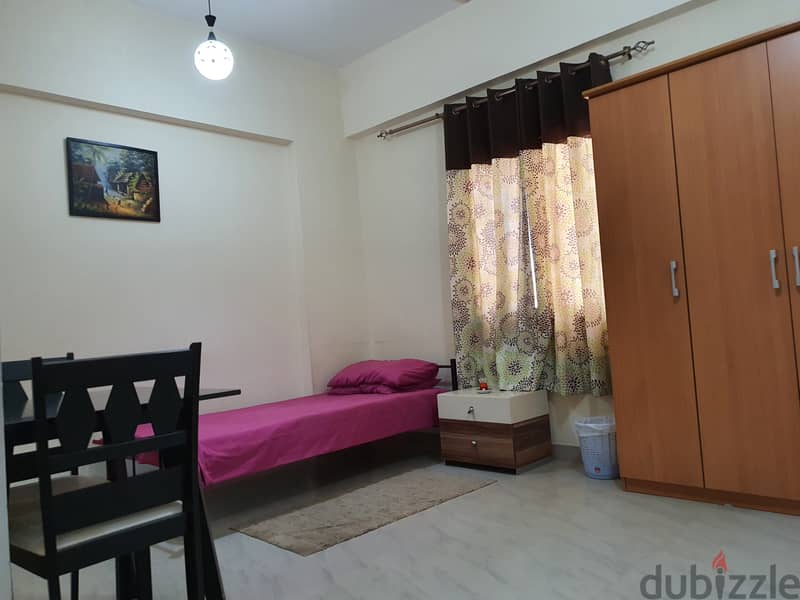 Furnished Room w Attached Toilet & all Facilities for Indian in Ghala 1