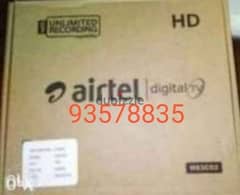 New Airtel Digital full HD receiver with 6months malyalam tamil telgu 0
