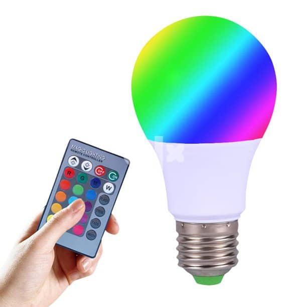 LED colorful lamp bulb (1 piece left) 1