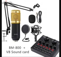 Condenser Microphone Kit+V8 Multifunctional ll Brand | New ll