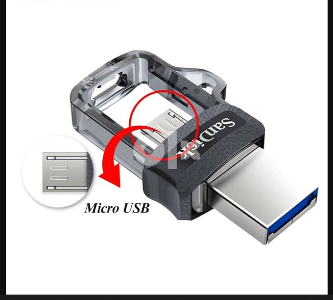 Original SanDisk 128GB USB Flash Drive Micro USB & USB3.0 OTG (NEW) 0