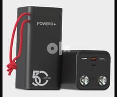 Power+ Versatile 50000mAh Power Bank Fast Charging - Black | NEW |lll
