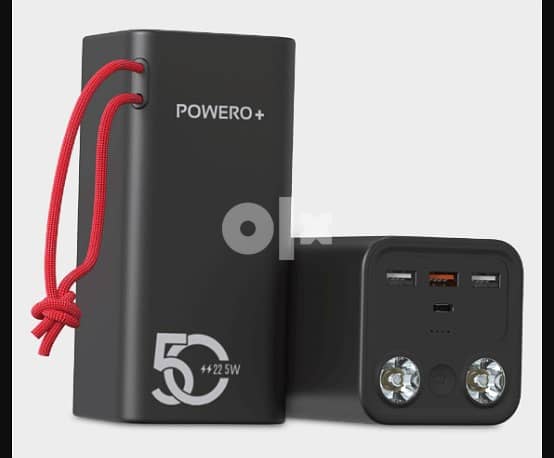 Power+ Versatile 50000mAh Power Bank Fast Charging - Black | NEW |lll 0