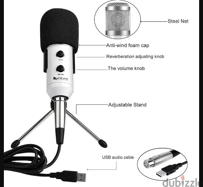 OGR | Fifine USB Microphone,Plug-Play Condenser Microphone llNEW-ITEMl 1