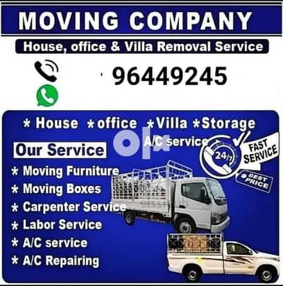 96449245Pekaras movar and shifting villa office House shifting