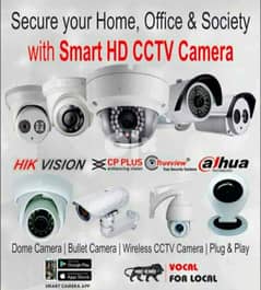 All types of CCTV cameras and intercom door lock installation&mantines