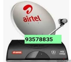 New Airtel Digital full HD receiver with 6months malyalam tamil telgu