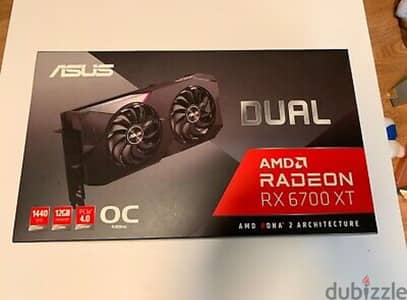 New ASUS Dual Radeon RX 6700 XT 12G Graphics Card