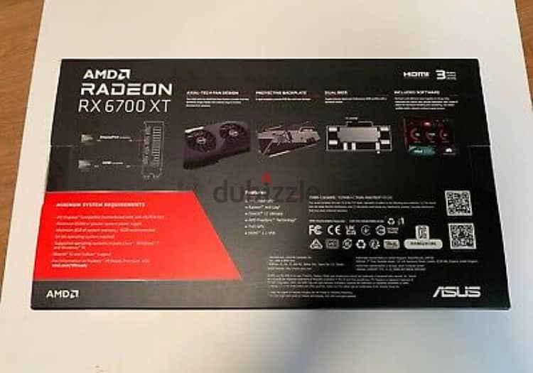 New ASUS Dual Radeon RX 6700 XT 12G Graphics Card 1