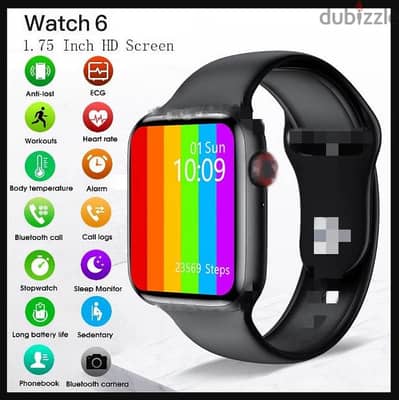 W26 Smart Watch Series 6 1.75 inch Full Touch Screen (BoxPack-Stock)