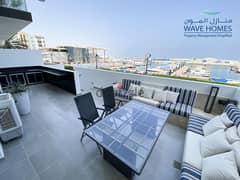Beautiful 2 BHK apartment in Marsa- Full Marina View