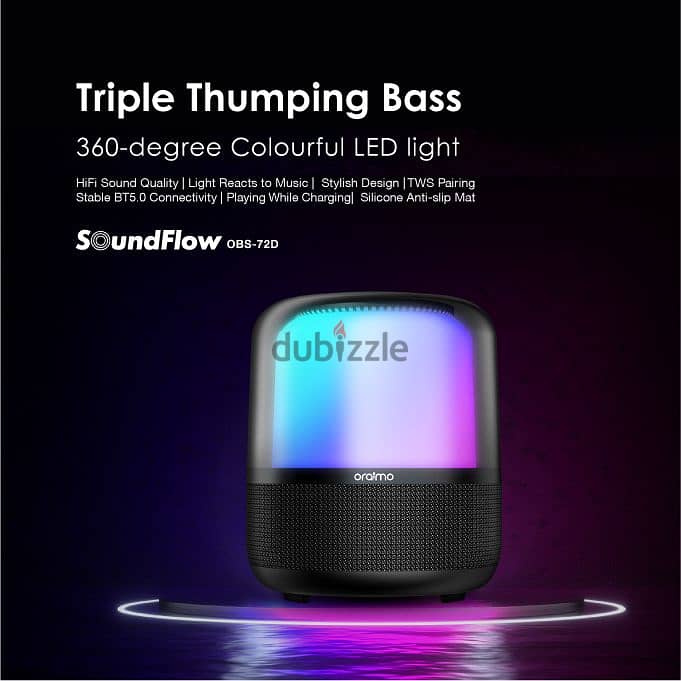 Oraimo Triple Thumping Bass Wireless Speaker l BrandNew l 1
