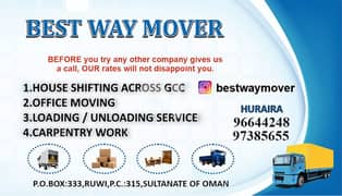 house shifting service available