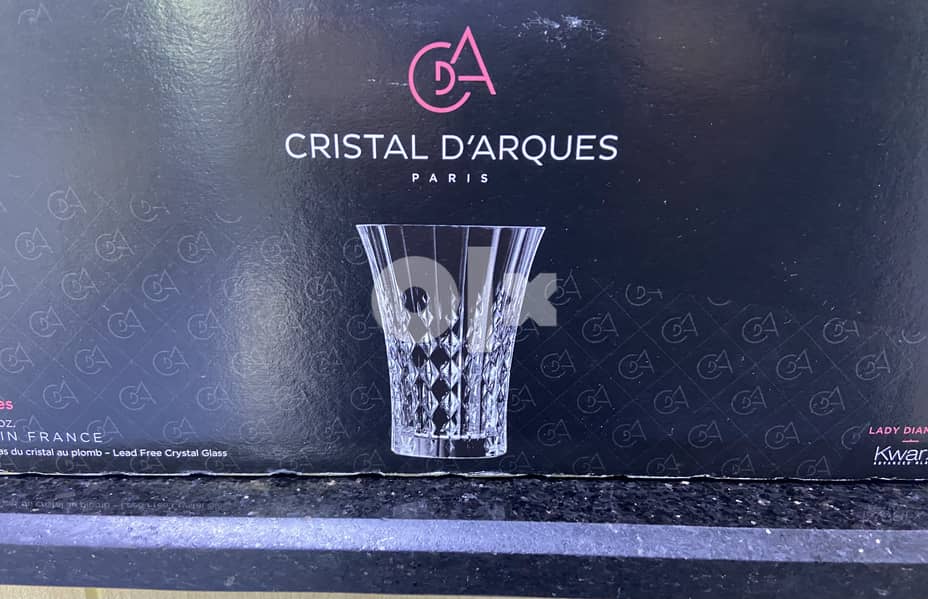 Cristal D'Arches Paris - Set of 6 glasses Brand New (PRICE REDUCED) 1