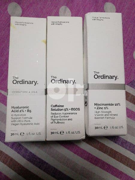 The Ordinary products available 0