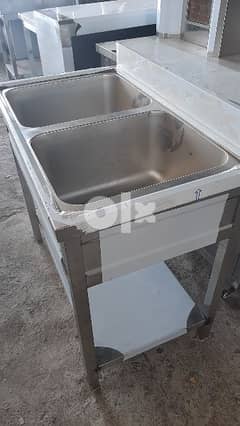 stainless steel table sink hood