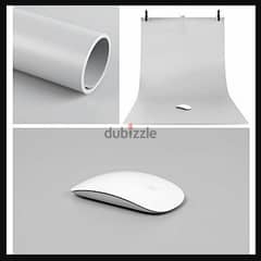 Grey PVC Paper Backdrops & Background (120x200) New (BoxPack-Stock)