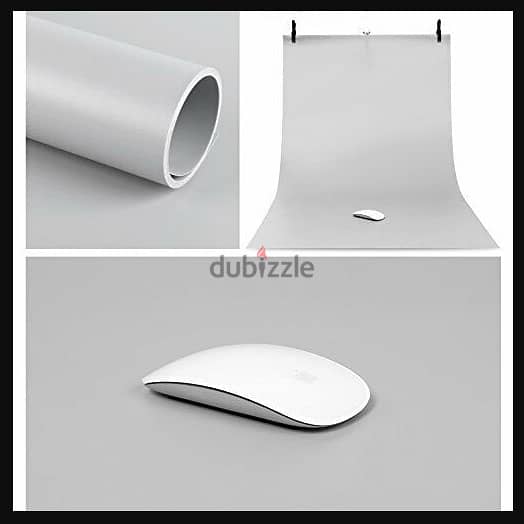 Grey PVC Paper Backdrops & Background (120x200) New (BoxPack-Stock) 0
