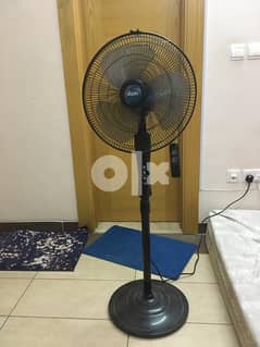 02 Standing Fans with and without Remote for sale