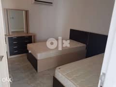 two bed rooms fully furnished appartment near remal bosher