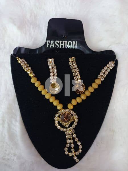 Beautiful chokars and small necklaces with AD Diamonds 3