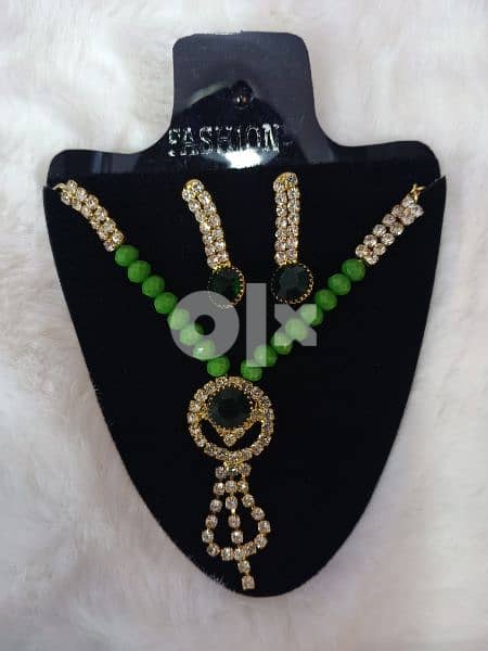 Beautiful chokars and small necklaces with AD Diamonds 6
