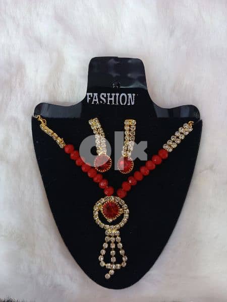 Beautiful chokars and small necklaces with AD Diamonds 8