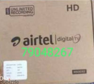 New Airtel Digital HD Receiver with Subscription malyalam Tamil Telugu