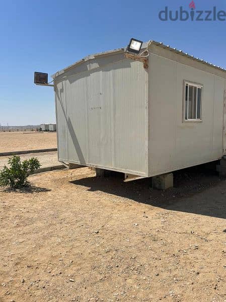 Portable Cabin | 2 Rooms, 2 Toilets | Sandwich Panel | Aluminum Roof 10