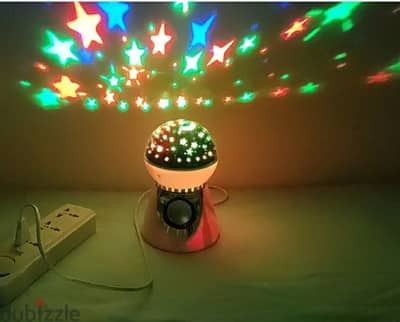 New Rotating Projection Lamp with Bluetooth Speaker