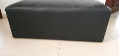 leather mini sofa