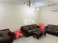 Used sofa set with centre table.
