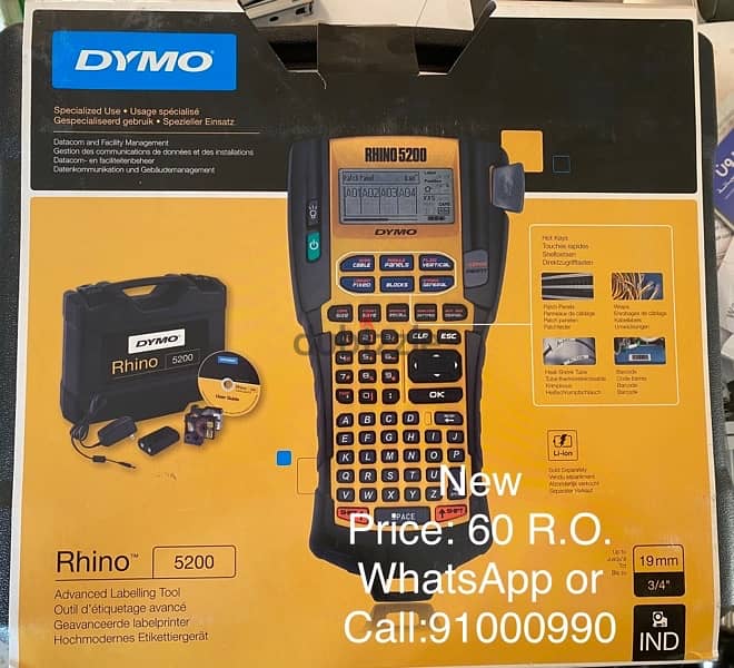 Dymo professional advanced lebaling machine-call or WhatsApp 9100 0990 2