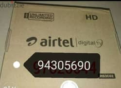 new Airtel hd with free subscription