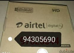 new Airtel hd receiver with free subscription 0