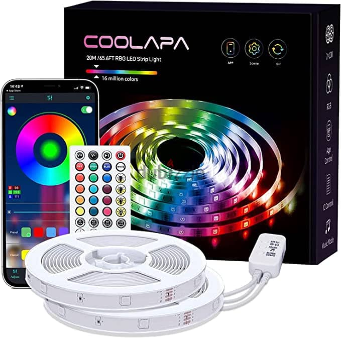 Coolapa RGB strip light 20m l BrandNew l 0