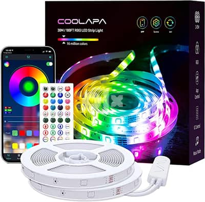 Coolapa rgb strip light 30m l BrandNew l