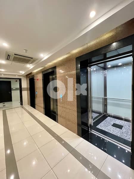 Spacious 2 bedroom flat with study in prime location-Al Khuwair 13