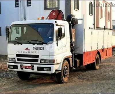 شاحنہ ھیاب  ونش مع کرین ۔۔ Hiap Available Truck Hiab for rent