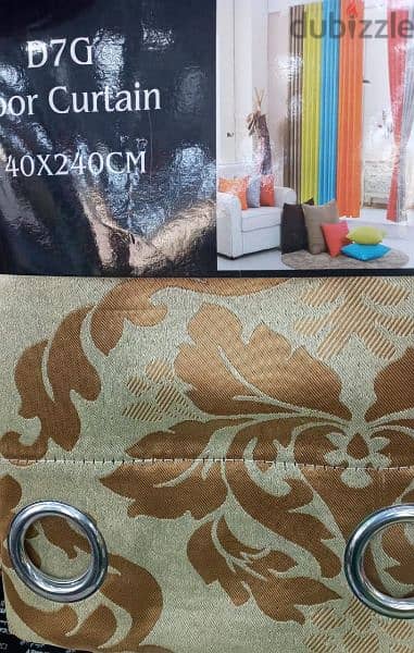 new Ready made curtains 2 pieces 5 rial 17