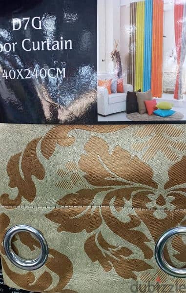 new Ready made curtains 2 pieces 5 rial 11
