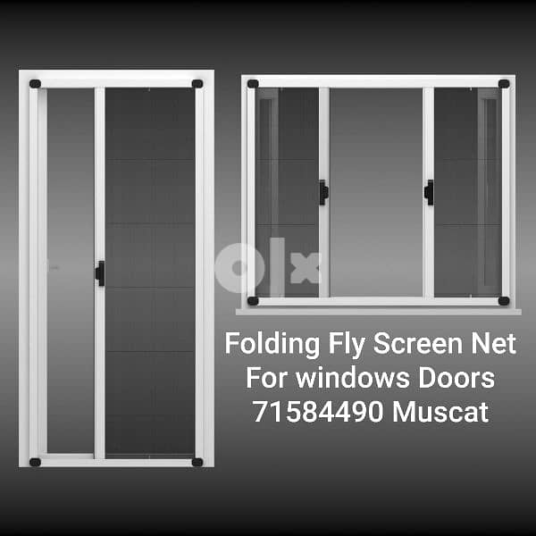 Folding fly screen net / Supply & installation 71584490 0