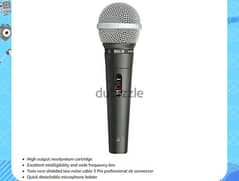 Siltron Dynamic Microphone AUD-760XLR100XLR (Brand-New)