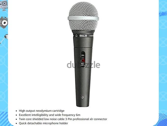 Siltron Dynamic Microphone AUD-760XLR100XLR (Brand-New) 0