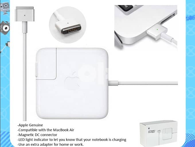 45W MagSafe 2 Power Adapter (Brand-New) 0