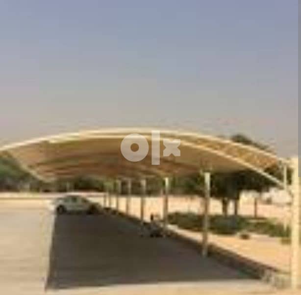 repair all parking shade نقوم بإصلاح جميع أنواع مظلات وقوف السيارات 1