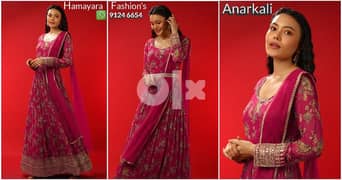 Get the newest Designer Anarkali Dress 
stitched by us.